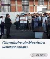 olimpiadas de mecanica - resultados finales